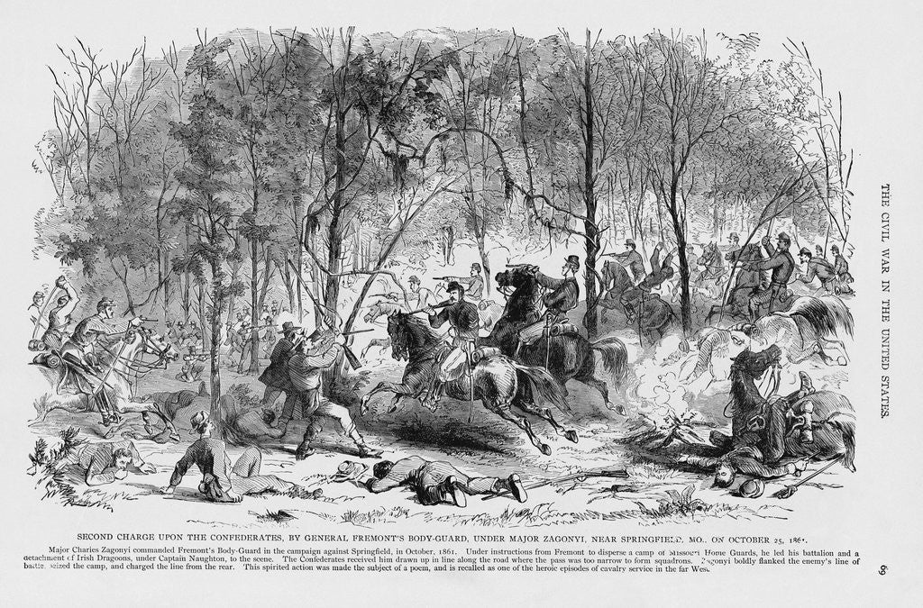Detail of Union Cavalry Charge by Anonymous