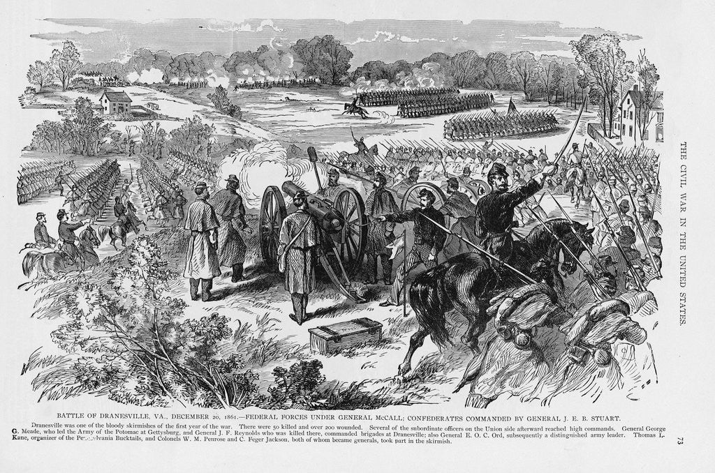 Detail of Battle of Dranesville by Corbis