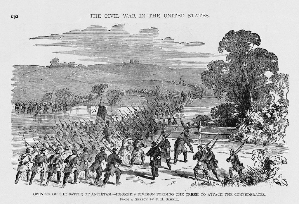 Detail of Battle of Antietam by Anonymous