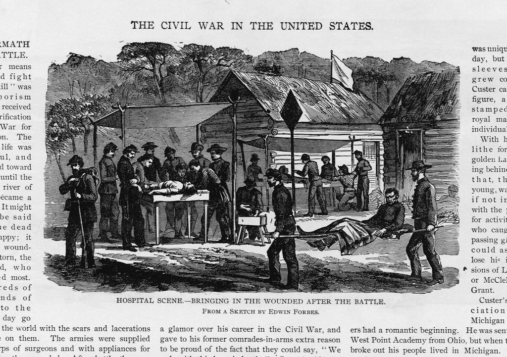 Detail of Union Field Hospital by Anonymous
