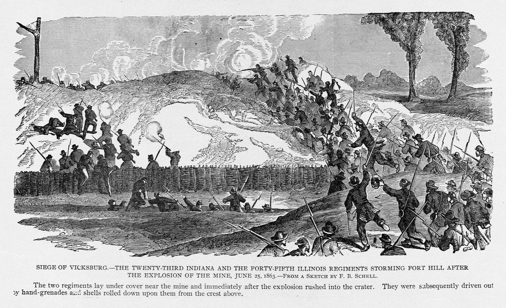 Detail of Siege of Vicksburg by Anonymous