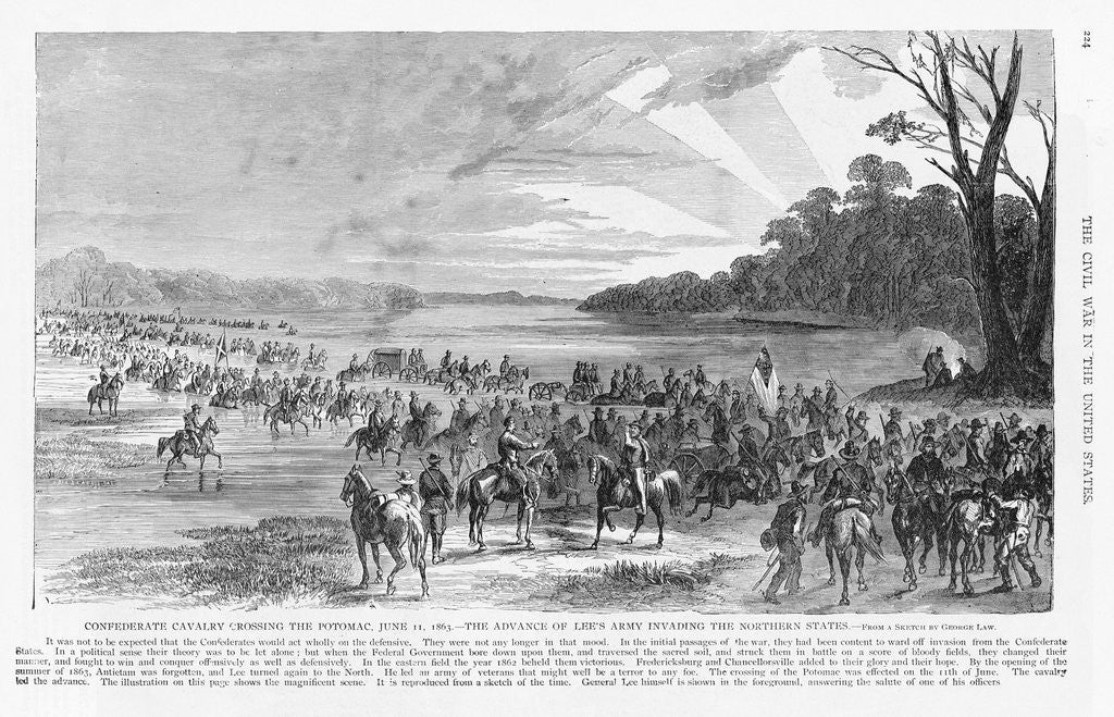 Detail of Confederate Cavalry by Anonymous