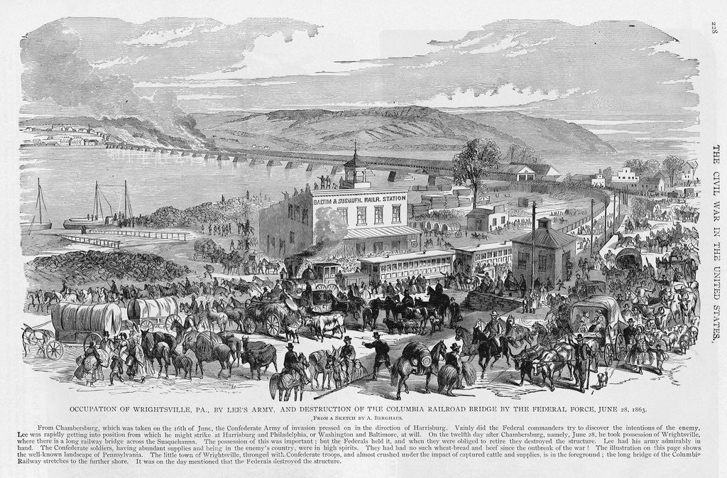 Detail of Confederate Occupation of Federal City by Anonymous