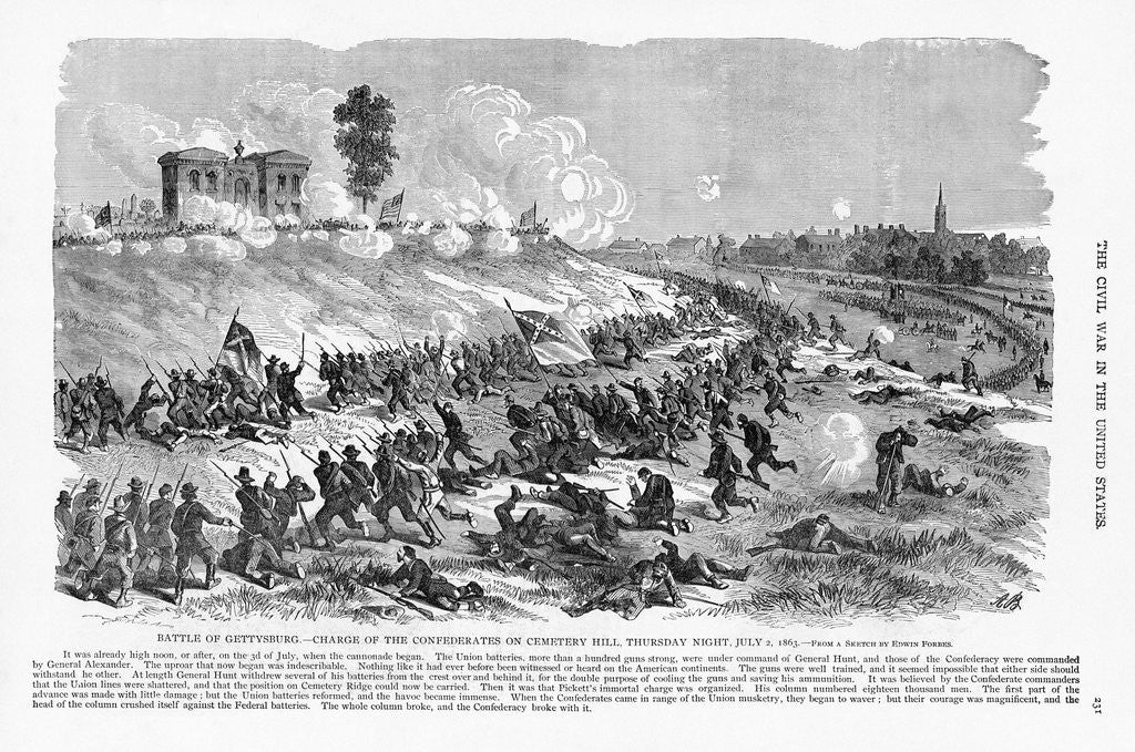 Battle of Gettysburg by Corbis
