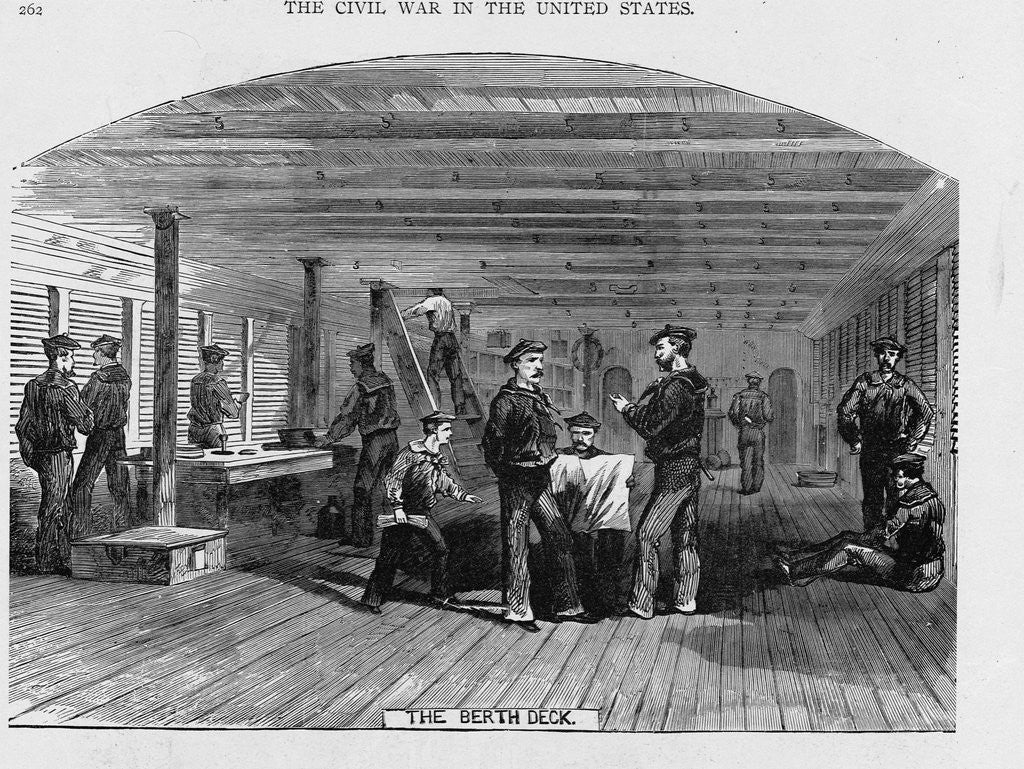 Detail of Interior of USS Montauk by Anonymous
