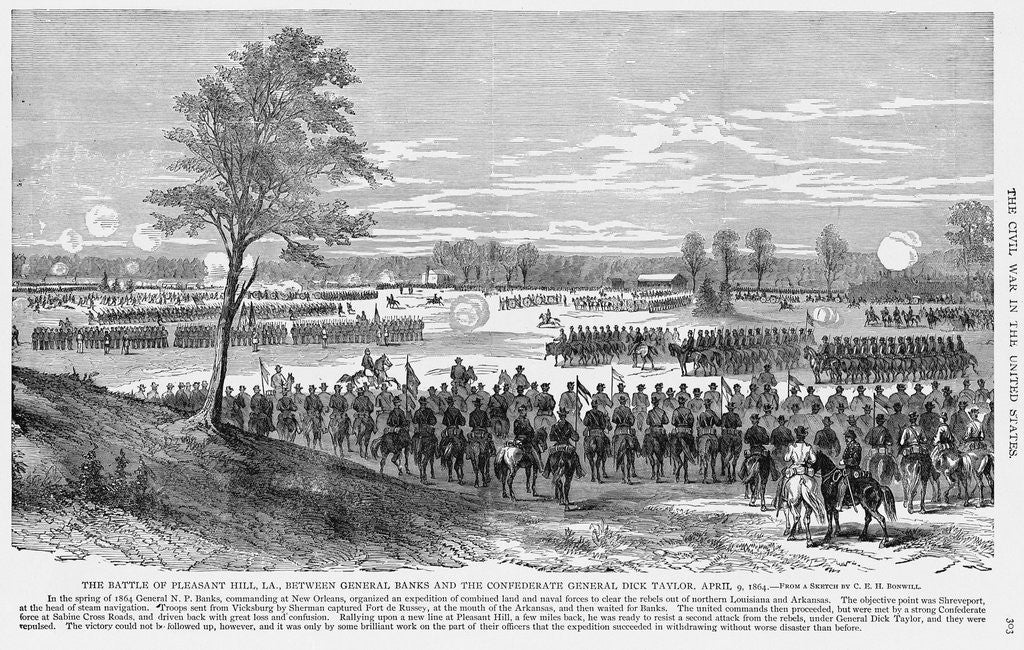 Detail of Battle of Pleasant Hill by Anonymous