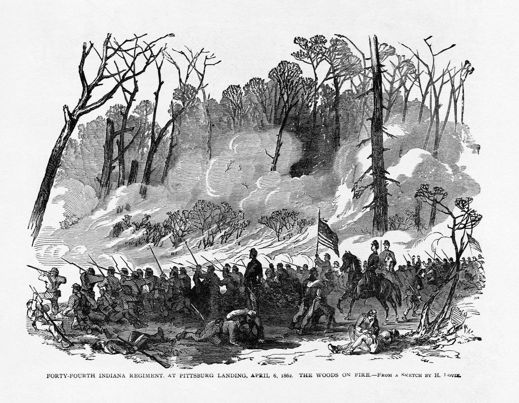 Detail of Battle of Shiloh by Anonymous