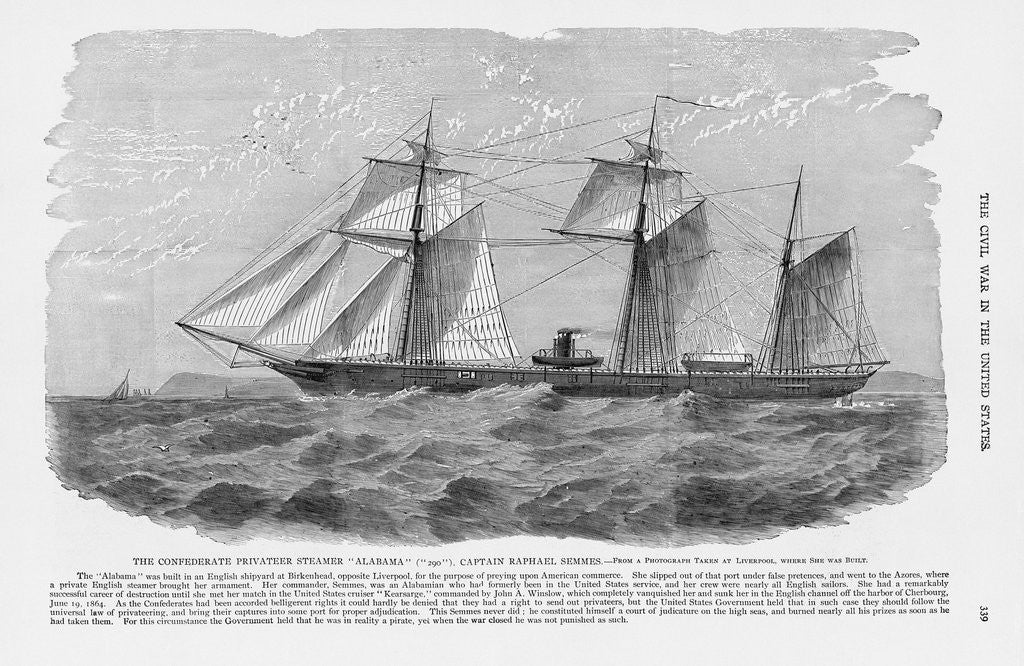 Detail of CSS Alabama by Anonymous