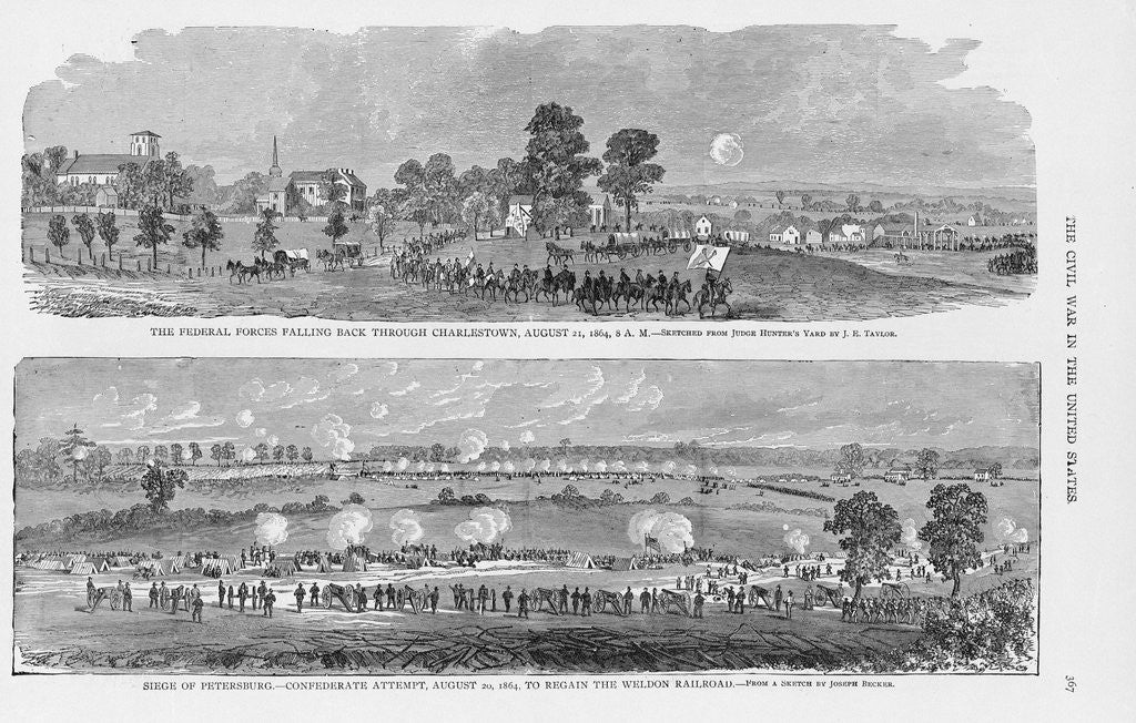 Detail of Siege of Petersburg by Anonymous
