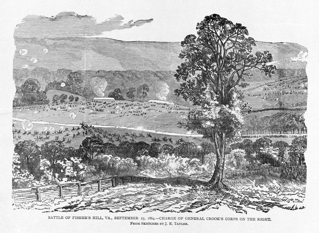 Detail of Battle of Fisher's Hill by Anonymous