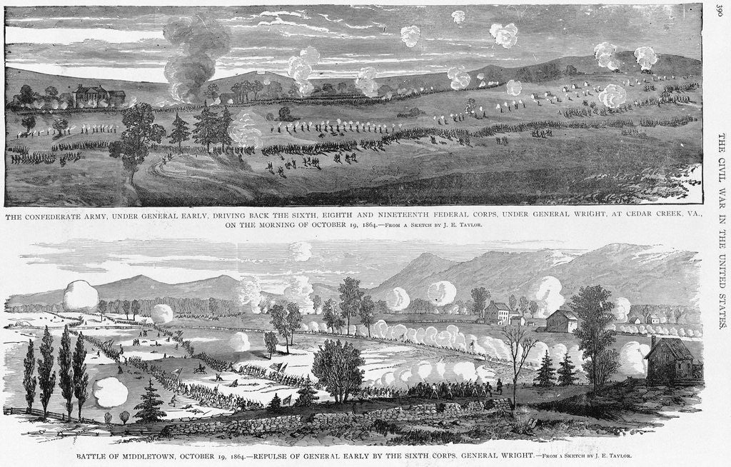 Detail of Civil War Battle by Anonymous