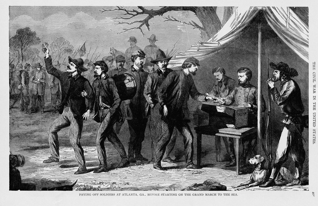 Detail of Paying Soldiers by Anonymous