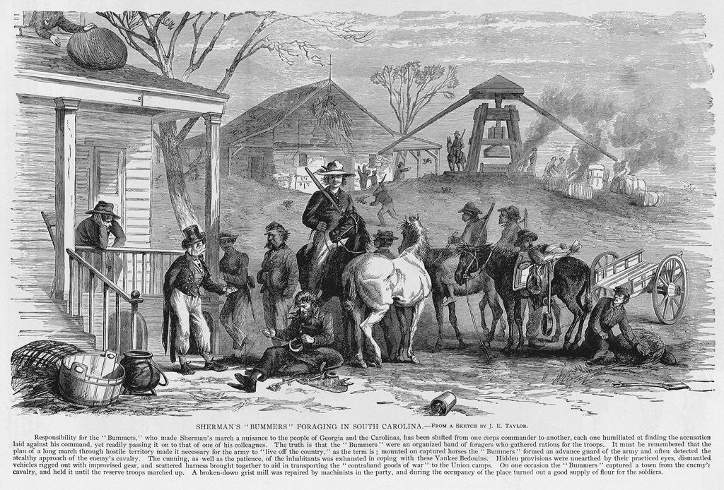 Detail of Union Troops Foraging by Anonymous