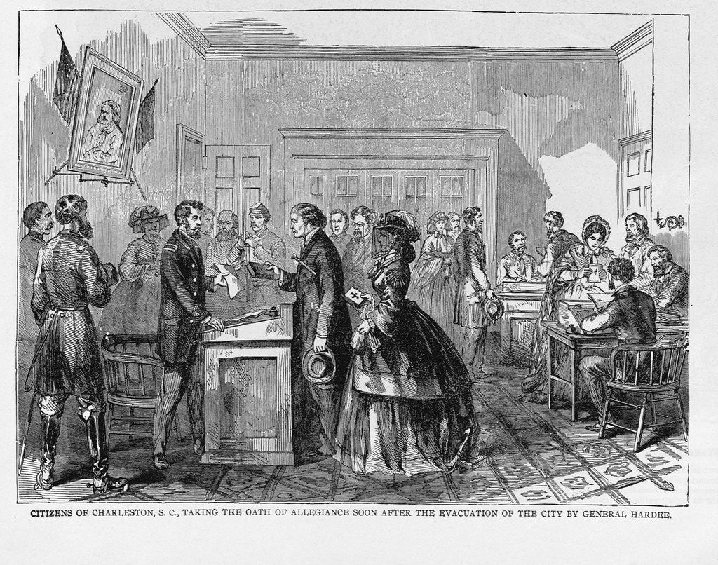 Detail of Swearing Allegiance by Anonymous