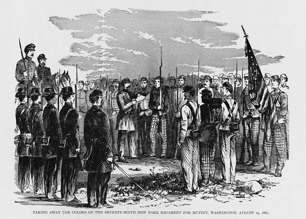 Detail of Taking Regiment's Colors by Anonymous