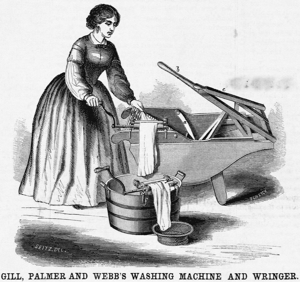 Detail of Washing Machine and Wringer by Anonymous