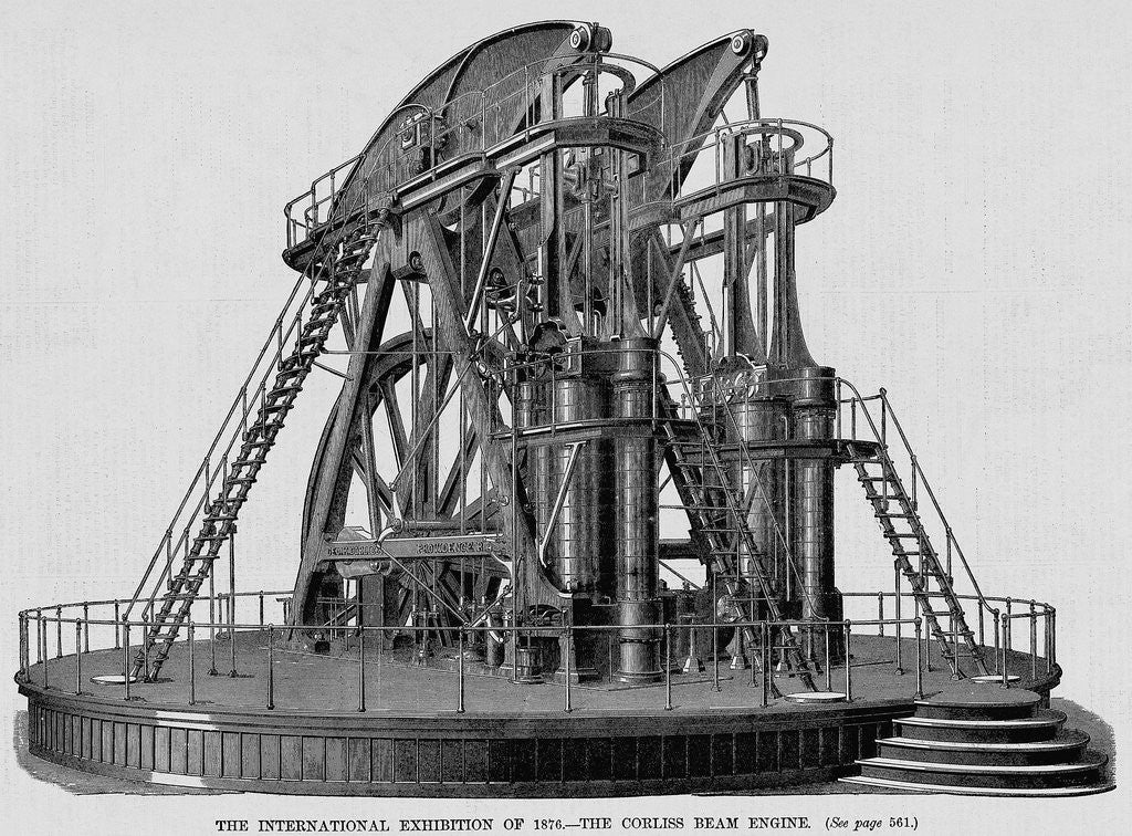 Detail of Corliss Beam Engine by Anonymous