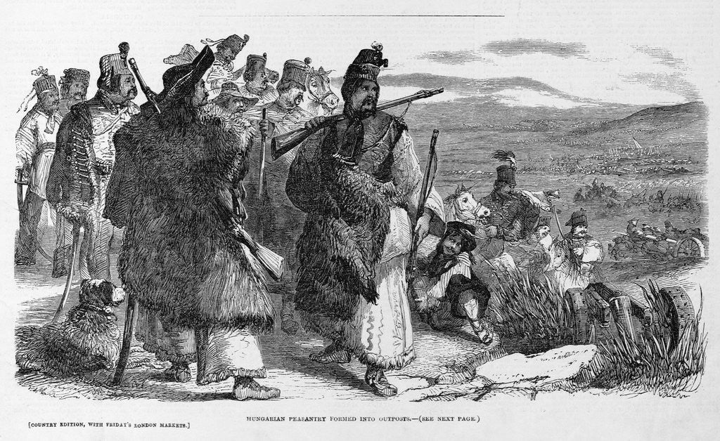 Detail of Hungarian Irregular Troops by Anonymous