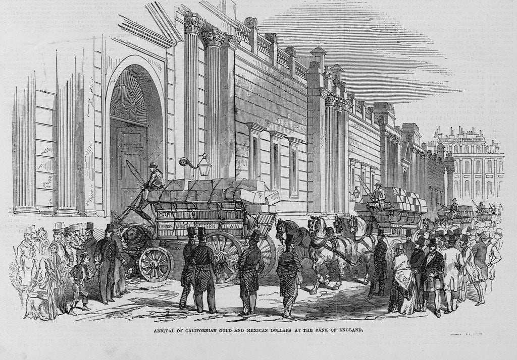Detail of Arrival of Gold at Bank by Anonymous