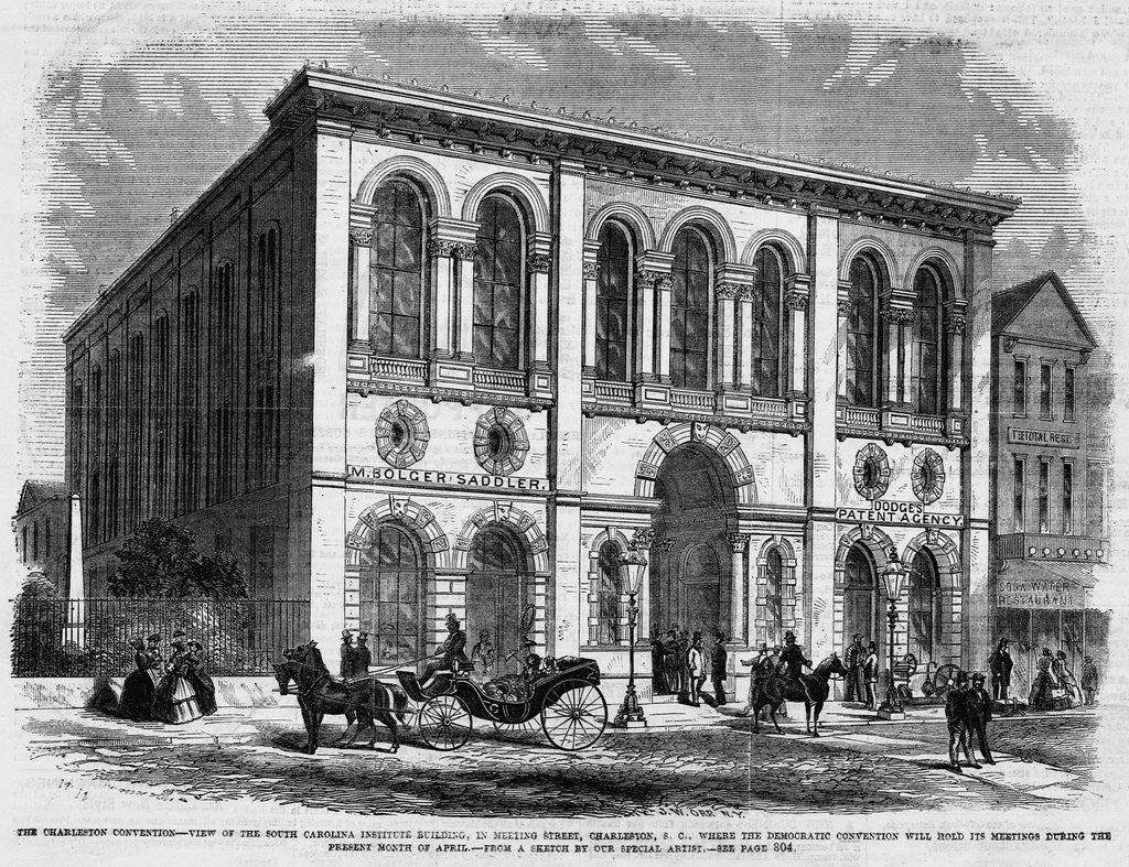 Detail of South Carolina Institute Building by Anonymous