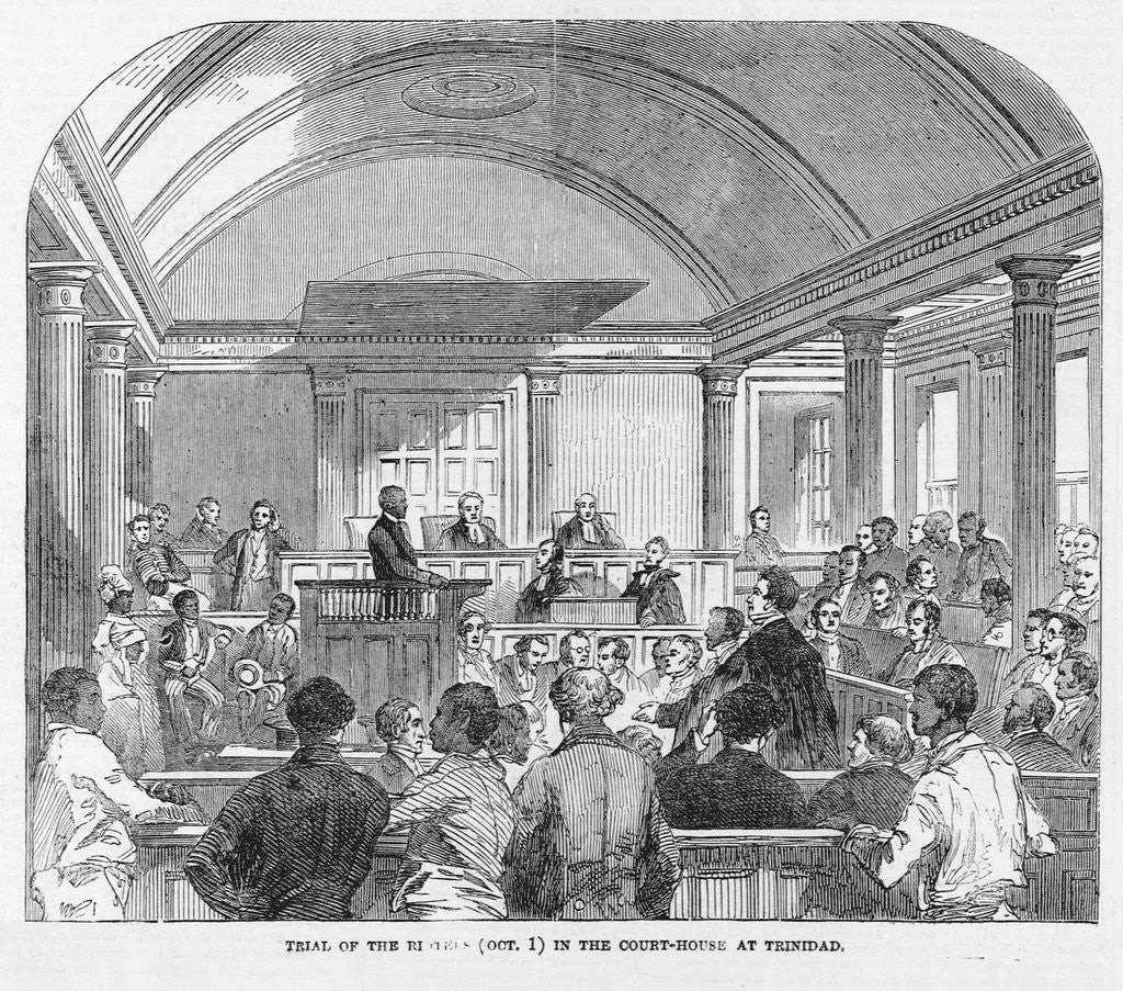 Detail of Trial of Rioters by Anonymous