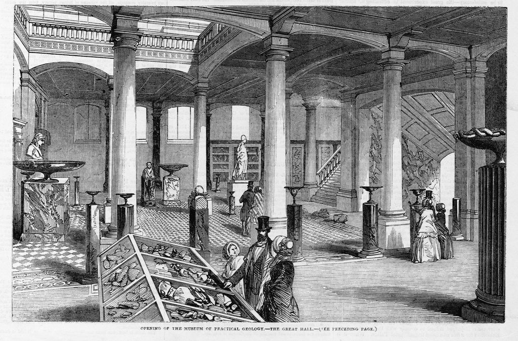 Detail of Opening of Geology Museum by Anonymous