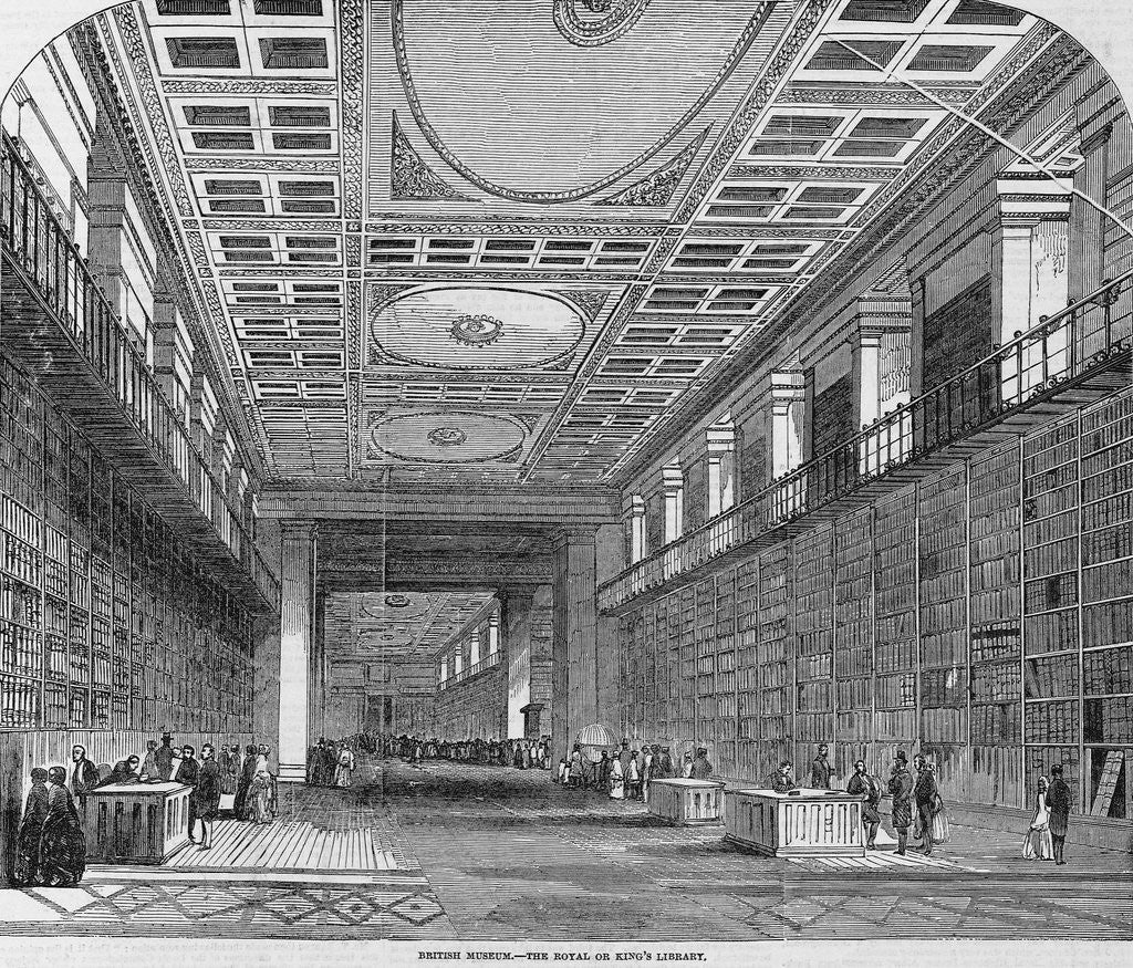 Detail of Royal Library by Anonymous