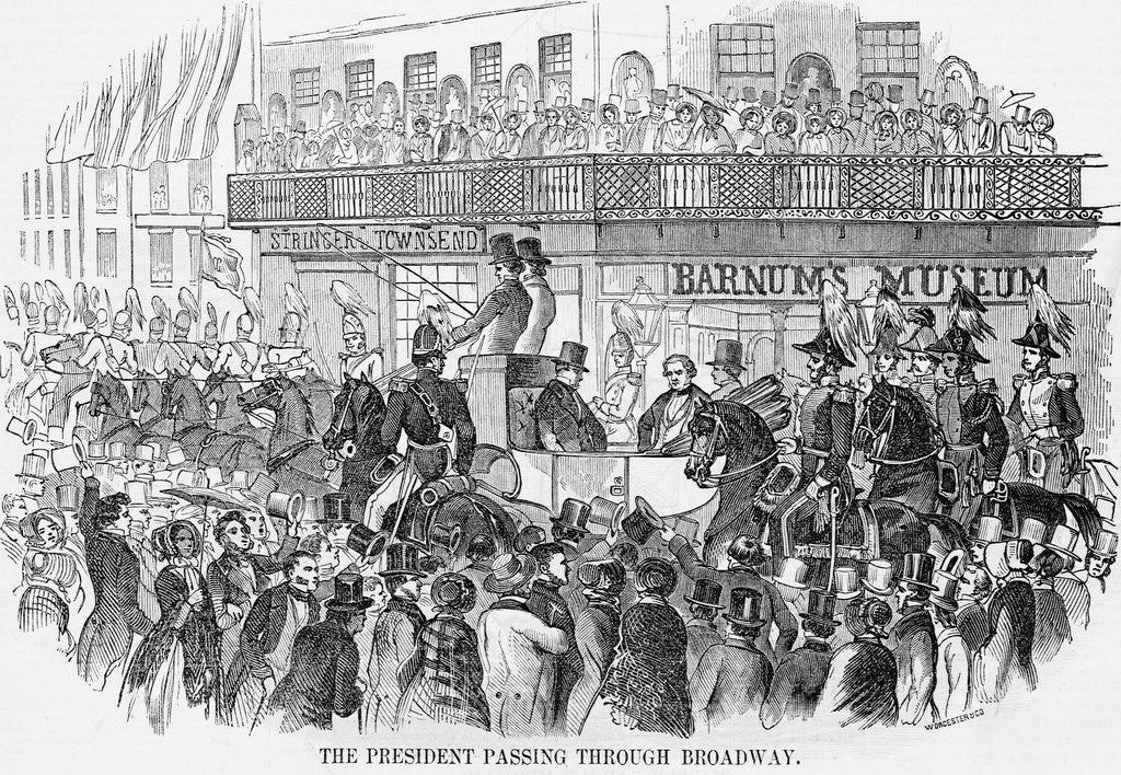 Detail of President Fillmore in New York by Anonymous