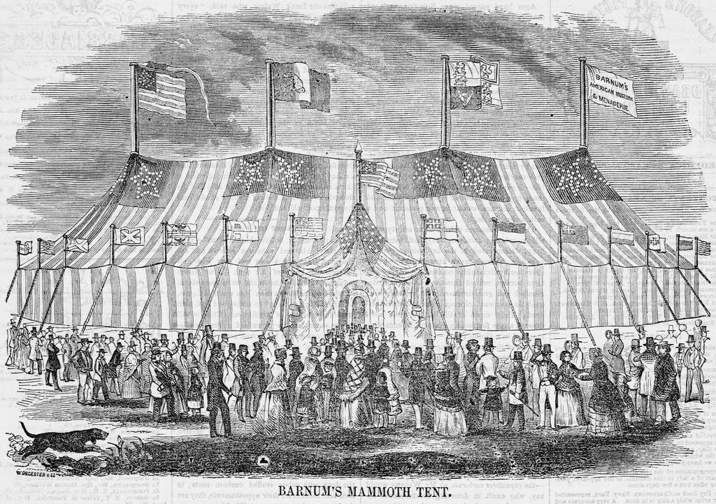 Detail of Circus Tent by Corbis