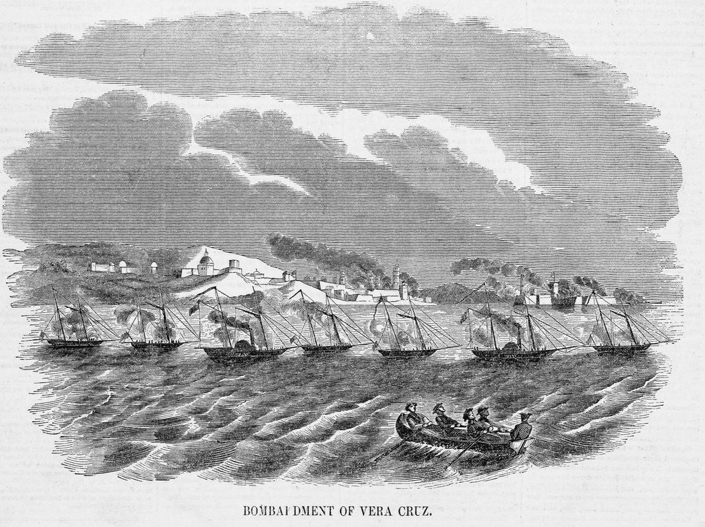 Detail of Bombardment of Veracruz by Anonymous