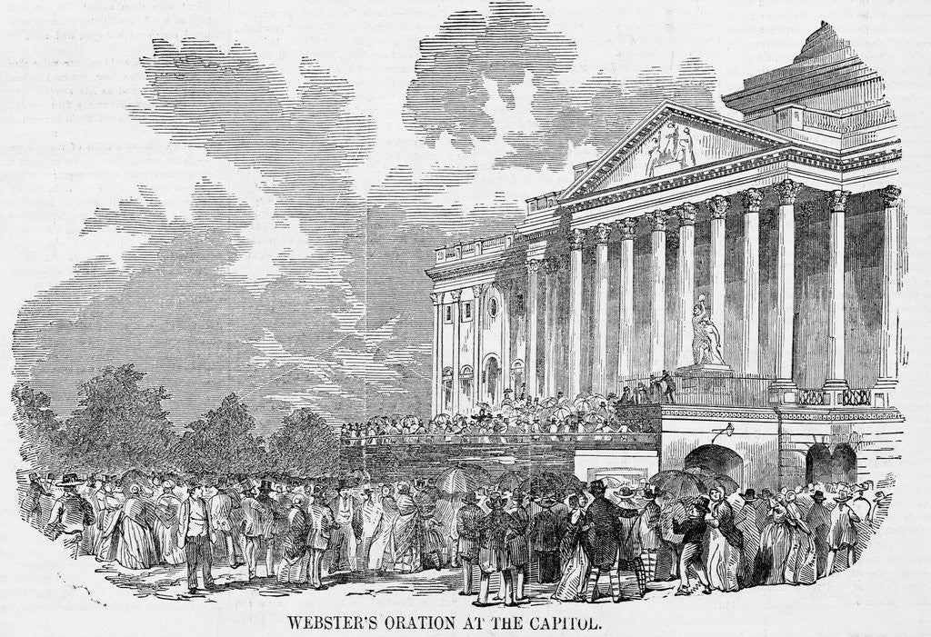 Detail of Daniel Webster Speech by Anonymous