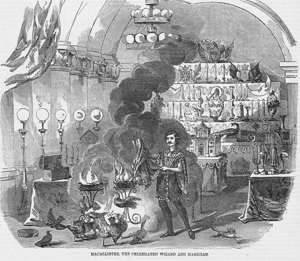 Detail of Macallister the Magician by Anonymous