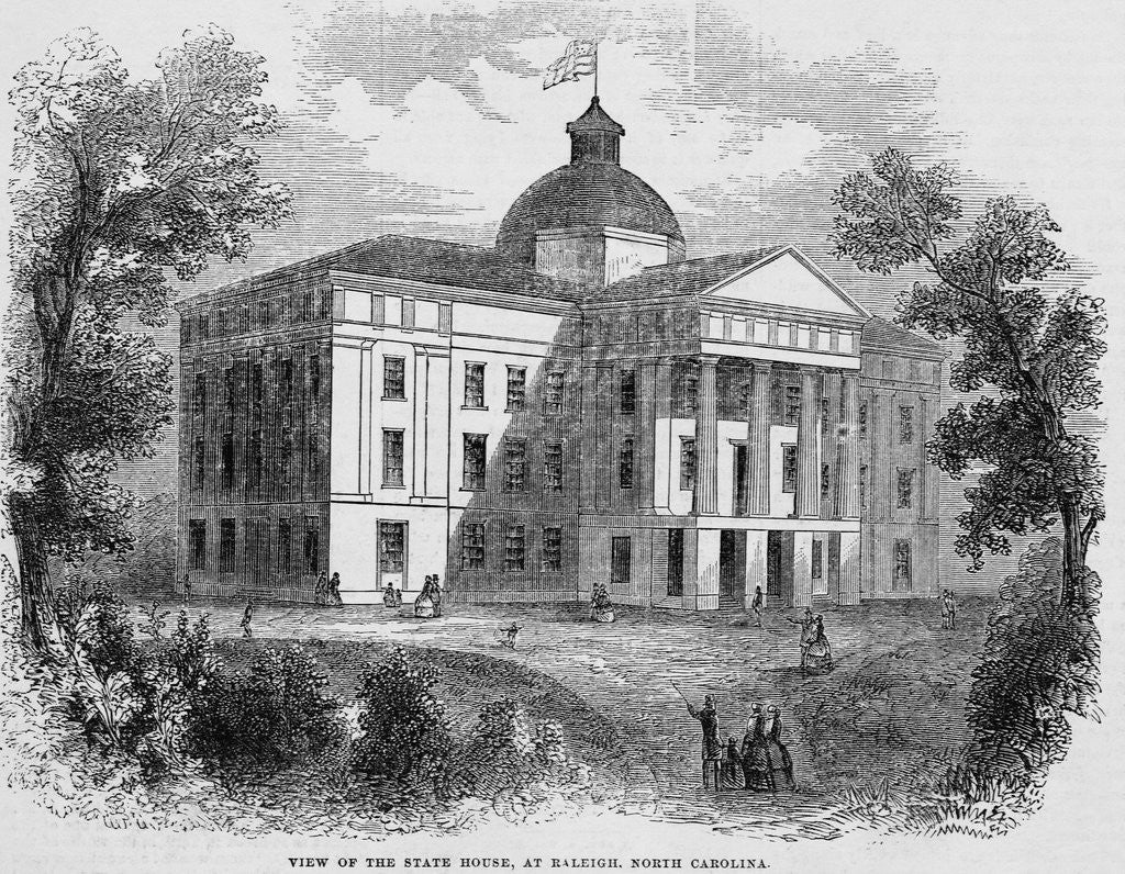 Detail of North Carolina State House by Anonymous