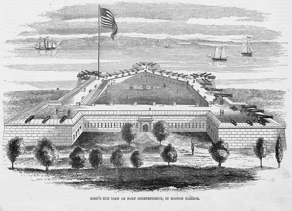 Detail of Fort Independence by Anonymous