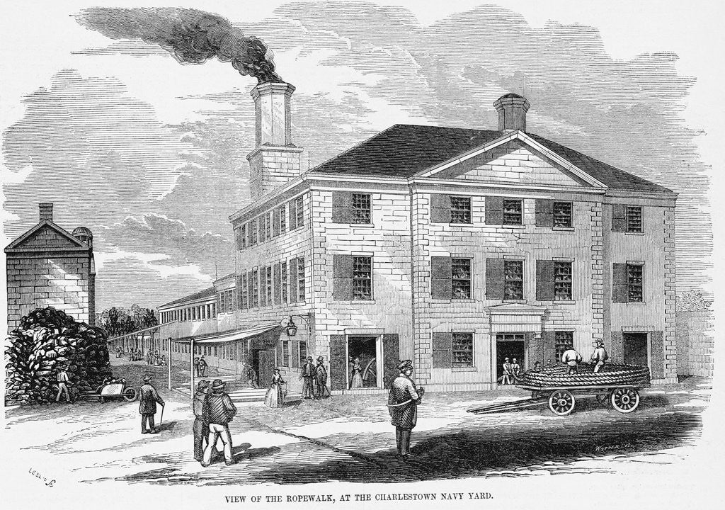 Detail of Charleston Navy Yard by Anonymous