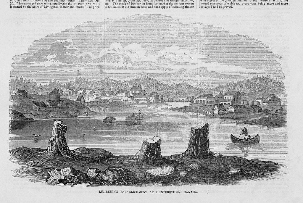 Detail of Hunterstown, Canada by Anonymous