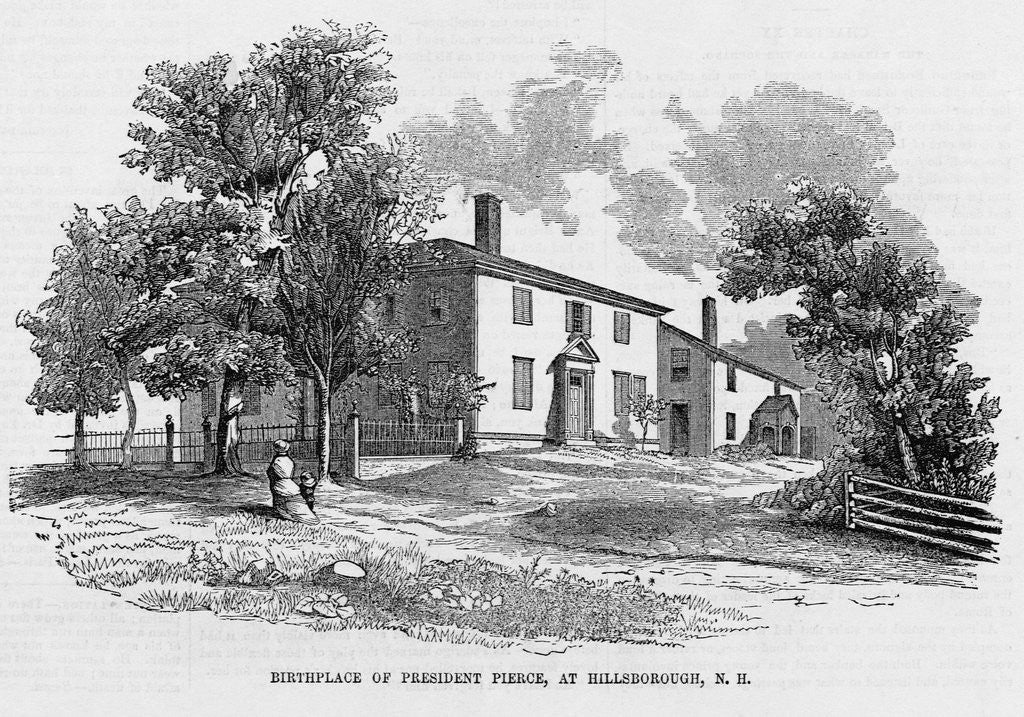 Detail of Birthplace of Franklin Pierce by Corbis