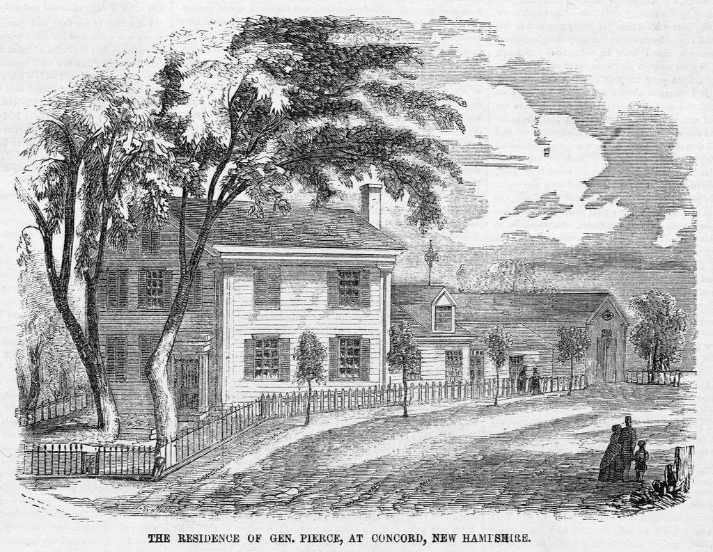 Detail of Franklin Pierce's Home by Anonymous
