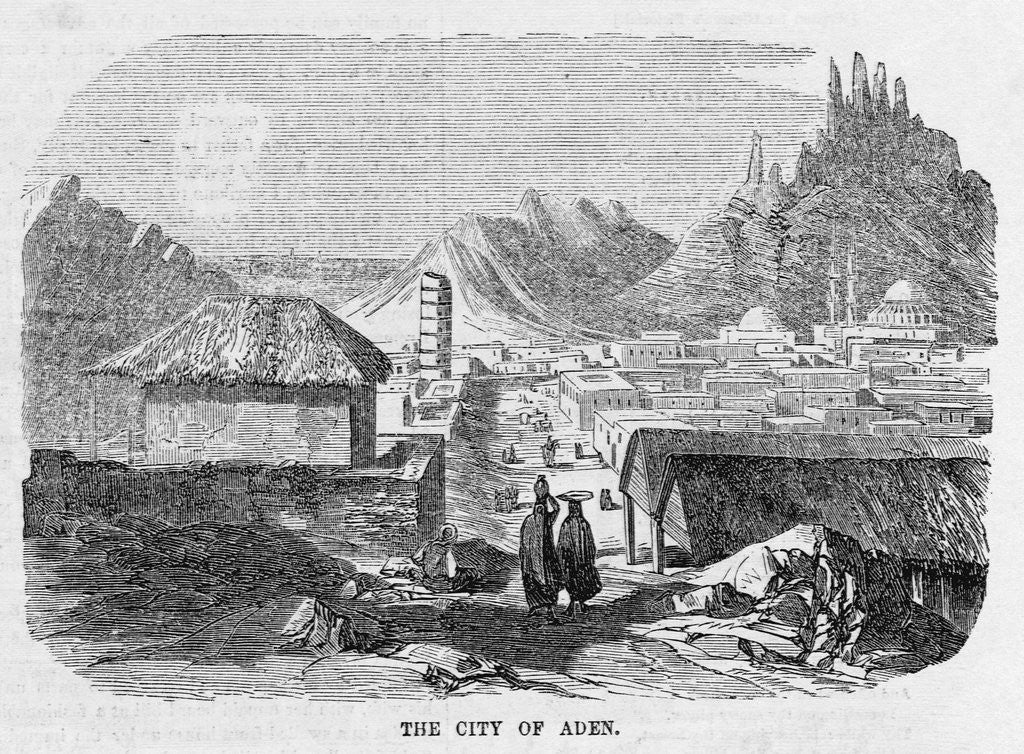 Detail of City of Aden by Anonymous