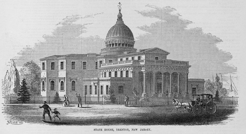 Detail of State House, Trenton, New Jersey by Anonymous