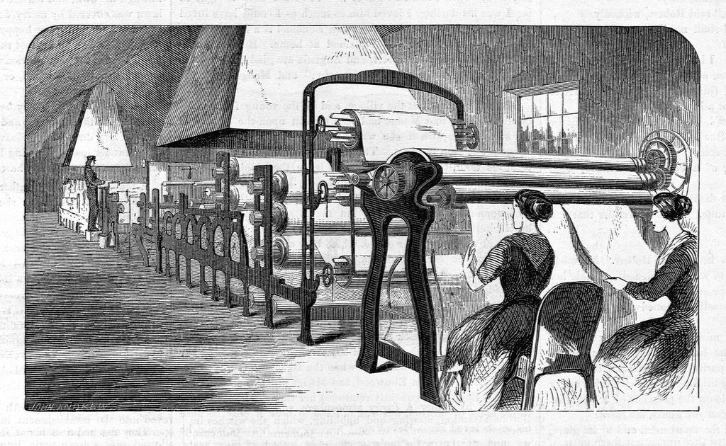 Detail of Foudrinier Machine by Anonymous