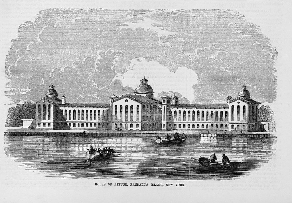 Detail of House of Refuge, Randall's Island, New York by Anonymous