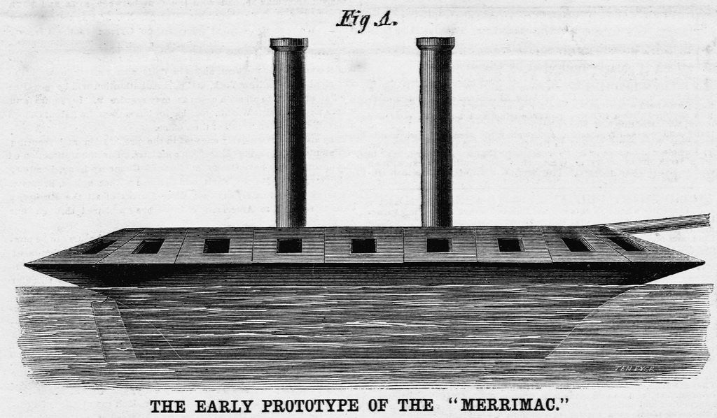 Detail of Merrimac Prototype by Anonymous
