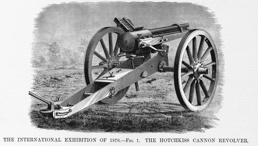Detail of Hotchkiss Repeating Cannon by Anonymous
