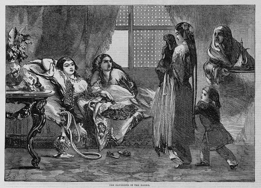 Detail of The Favorites in the Harem by Anonymous