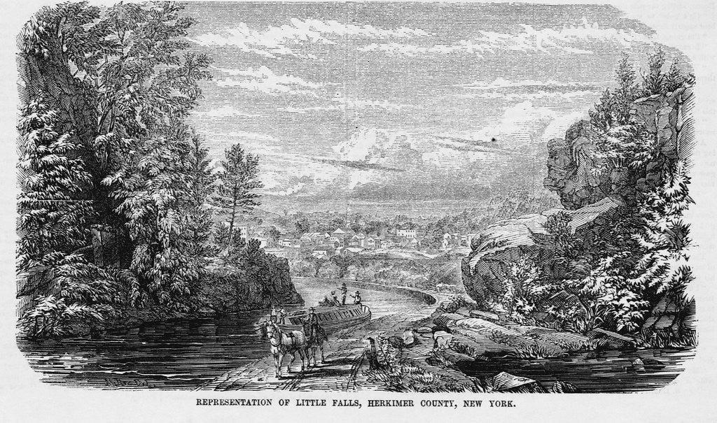 Detail of Little Falls, New York by Anonymous