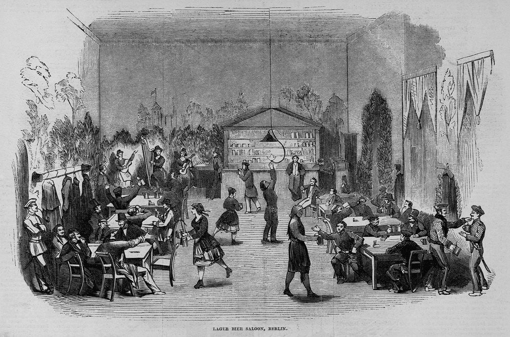 Detail of Lager Bier Saloon, Berlin by Anonymous