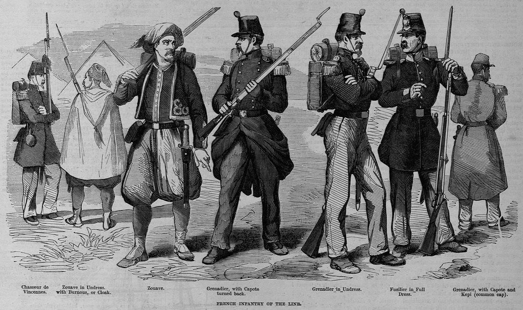 Detail of French Infantry of the Line by Anonymous