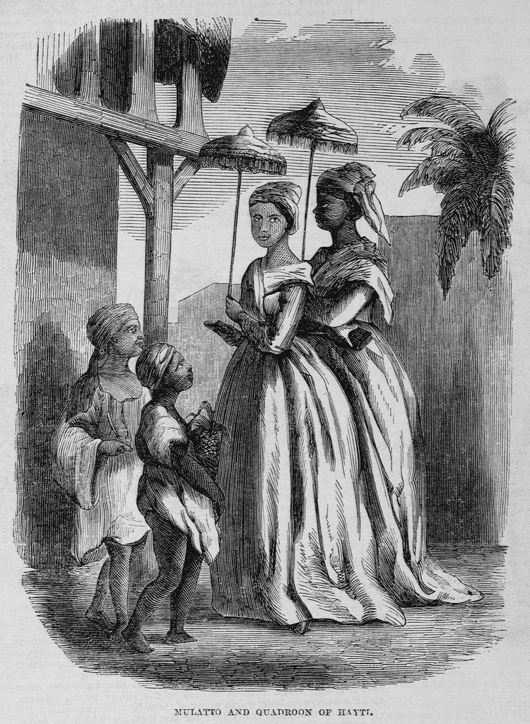 Detail of Mulatto and Quadroon of Haiti by Anonymous