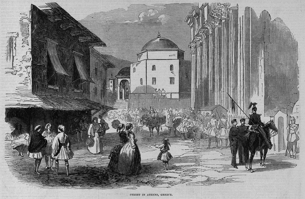 Detail of Street in Athens, Greece by Anonymous